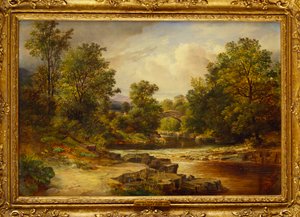 Langdale Pikes, Westmorland - George Vicat Cole