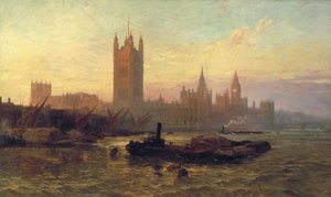 Le Palais de Westminster, 1892 - George Vicat Cole