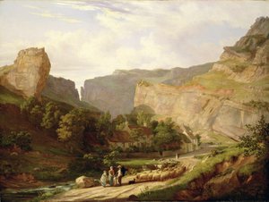 Vue des gorges de Cheddar