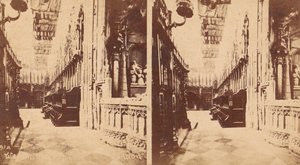 Groupe de 5 vues stéréographiques de l