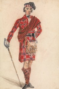 Écossais avec épée; Costume moderne d