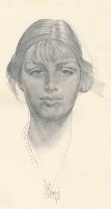 La belle fille, vers 1914 - George Washington Lambert