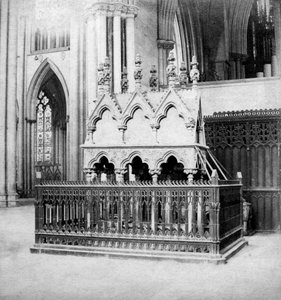 Monument de Walter de Grey, York Minster, York, North Yorkshire, début du 20ème siècle