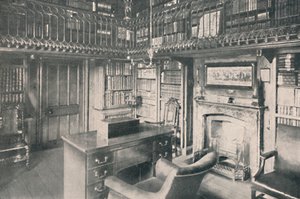 Le bureau de Sir Walter Scott, Abbotsford, 1904