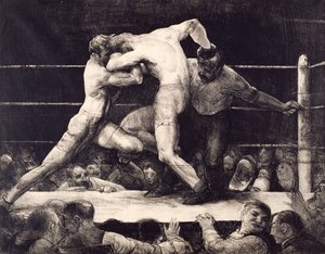 Un cerf chez Sharkey - George Wesley Bellows
