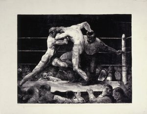 Un cerf chez Sharkey - George Wesley Bellows