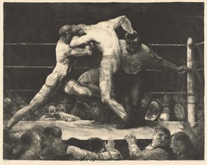 Un cerf chez Sharkey - George Wesley Bellows