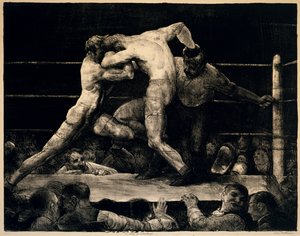 Un cerf chez Sharkey, 1917 - George Wesley Bellows