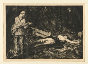 Cour de ferme belge (Les désastres de la guerre) - George Wesley Bellows