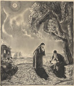 Figures au clair de lune - George Wesley Bellows
