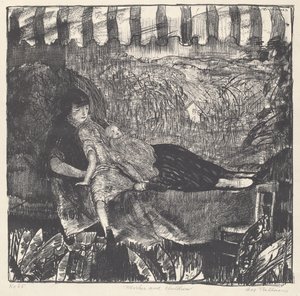 Mère et enfants - George Wesley Bellows