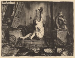 La Cigarette, 1918 - George Wesley Bellows