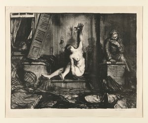 La Cigarette de la série de guerre - George Wesley Bellows