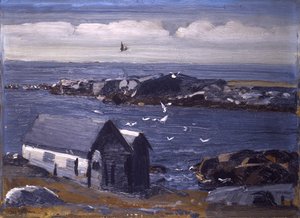 Les Mouettes, Monhegan, vers 1913 - George Wesley Bellows