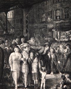 La rue, 1917 - George Wesley Bellows