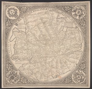 Carte des routes postales dans les environs de Londres - George Willdey