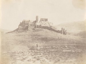 Pnyx et Acropole, vers 1848 - George Wilson Bridges