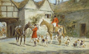Avant la chasse - George Wright