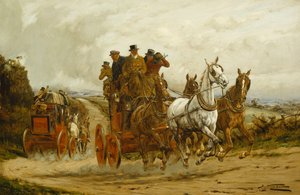 Les Diligences de Londres à York - George Wright