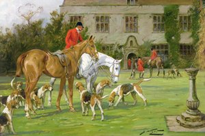 La rencontre à Avesbury Manor, Wiltshire - George Wright
