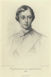 Le prince de Galles, le futur roi Édouard VII, à ses dix-huit ans, 1858 - George after Richmond