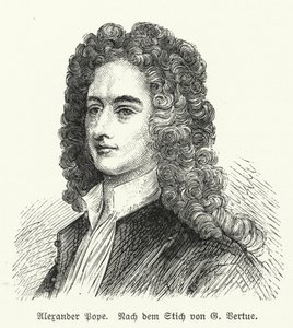 Alexander Pope, poète anglais - George after Vertue
