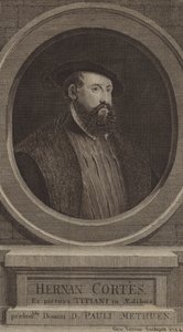 Hernan Cortes, conquistador espagnol - George after Vertue