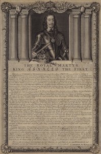 Le roi martyr Charles Ier - George after Vertue