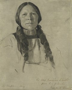 Un garçon Arapaho, c. 1882