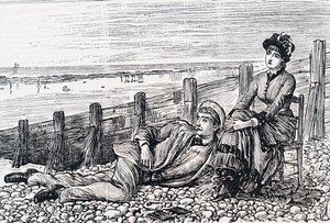 Un couple en lune de miel - George du Maurier