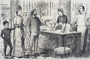 Caricature commentant la compréhension approximative du système métrique par l