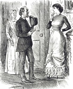 Caricature représentant un type différent de compteur de gaz en usage - George du Maurier