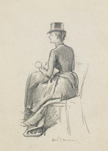 Fille en habit d