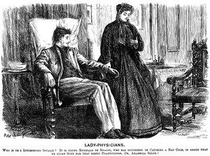 Femmes médecins, 1865 - George du Maurier