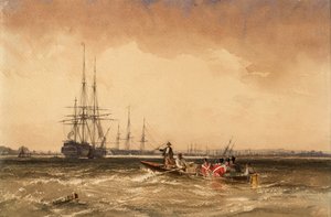 Sur la Medway (Marines se rendant à l