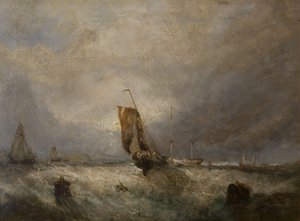 Paysage marin, vers 1840 - George the Elder after Chambers