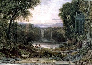 Coucher de soleil, Tivoli
