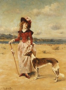 Sur la plage - George van den Bos