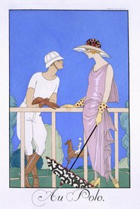 Au polo - Georges (after) Barbier