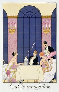 Les gourmands - Georges (after) Barbier