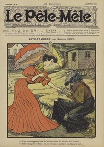 Auto-trahison. Illustration pour Le Pêle-Mêle, 1906