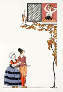 Admiration de loin - Georges Barbier