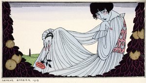 Contemplation 1919 - Georges Barbier