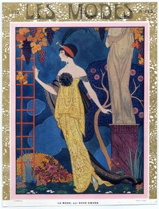 Couverture de Les Modes; 1913; pub. 1913 - Georges Barbier