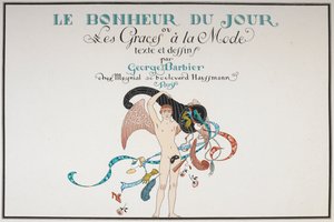 Page de titre illustrée. Une figure masculine nue. - Georges Barbier