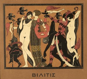 Illustration de Les Chansons de Bilitis, par Pierre Louÿs, pub. 1922 - Georges Barbier