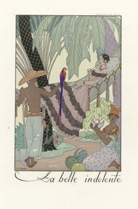 La Belle Indolente, pub. 1923 - Georges Barbier