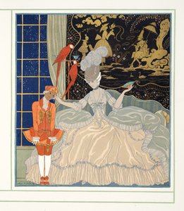 La Comtesse de Personnages de Comédie, pub. 1922 - Georges Barbier