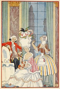 La France au XVIIIe siècle. Aristocratie française du XVIIIe siècle - Georges Barbier
