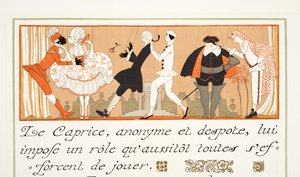 Le Caprice, de Personages de Comedie, pub. 1922